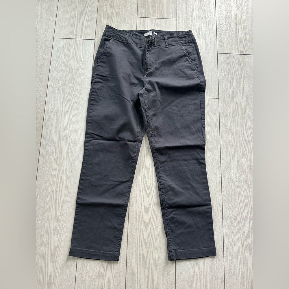 Women's Dark Gray Casual Pants Size 6 Loft by Ann Taylor the Monroe slim